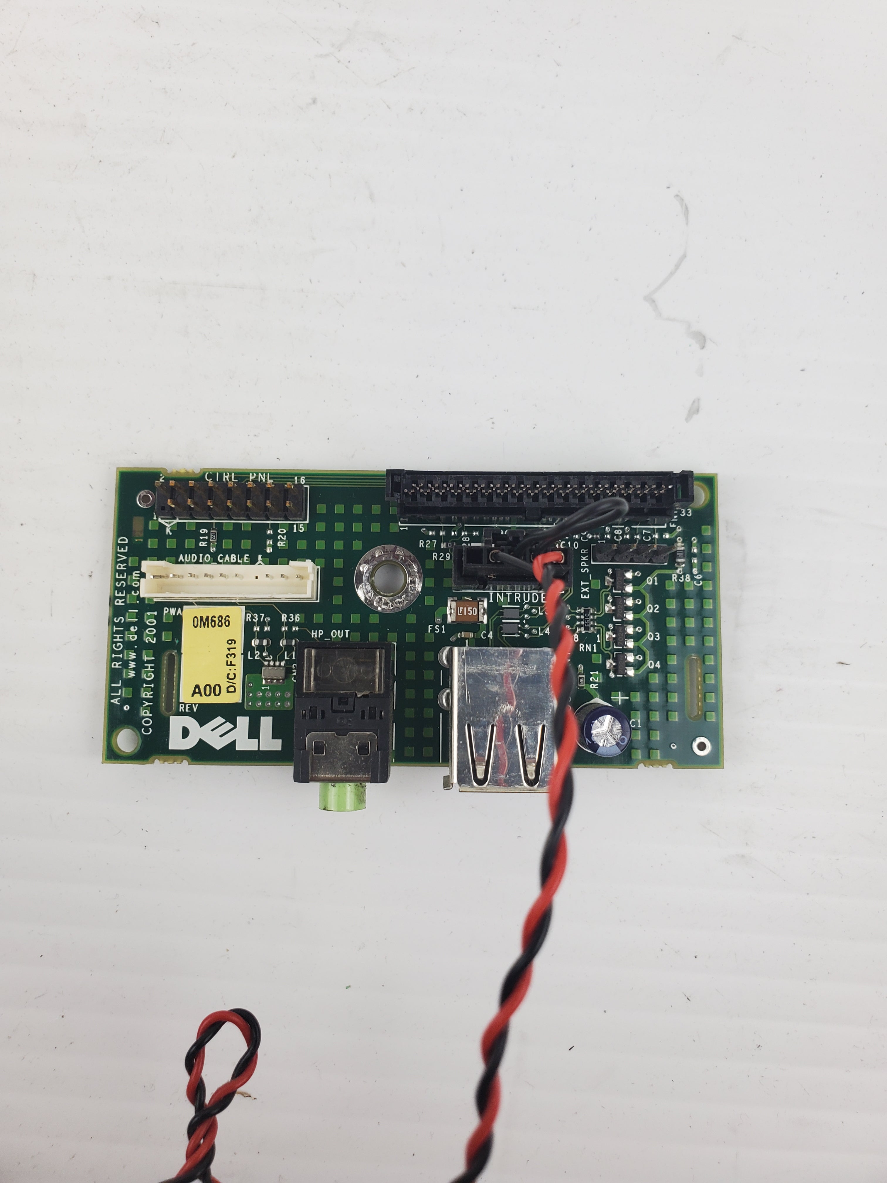 Dell 0M686 Front USB Audio Panel A00 D/C: F319