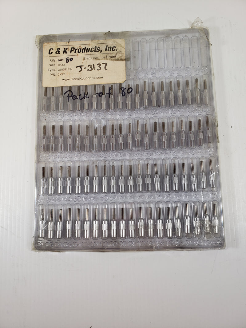 C & K Products Guide Pin CK12 Pack of 80 Pins