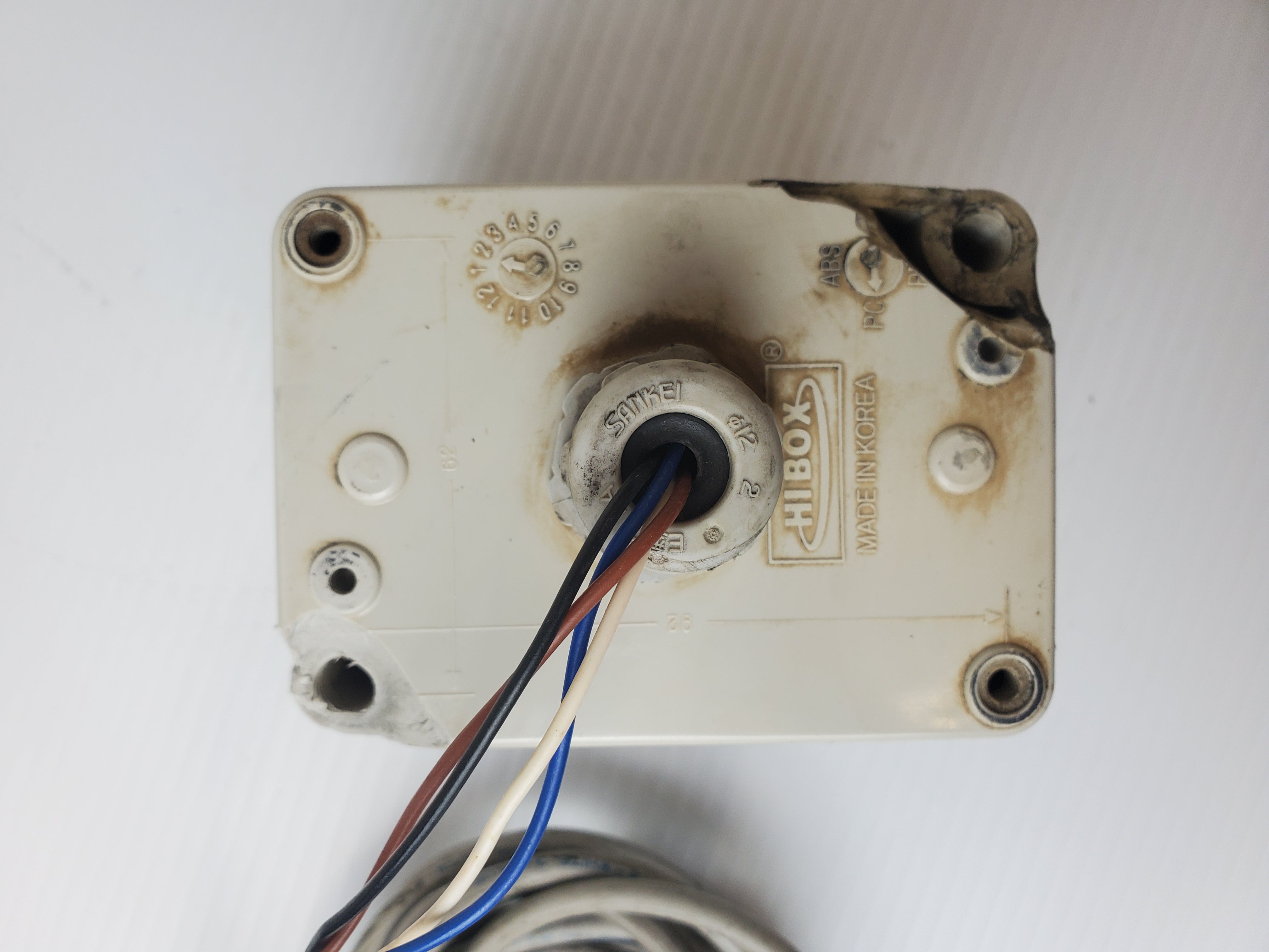 Industrial Push Button Switch Black Safety Pushbutton With Cable