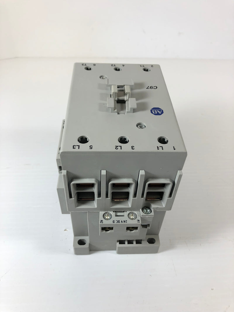 Allen-Bradley 100-C97D*00 Series A Contactor with 100-S Series B 24 VDC