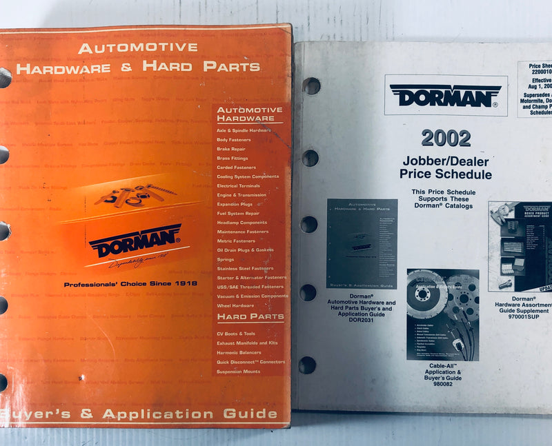 Dorman Automotive Hardware & Hard Parts Buyer's & Application Guide Catalog