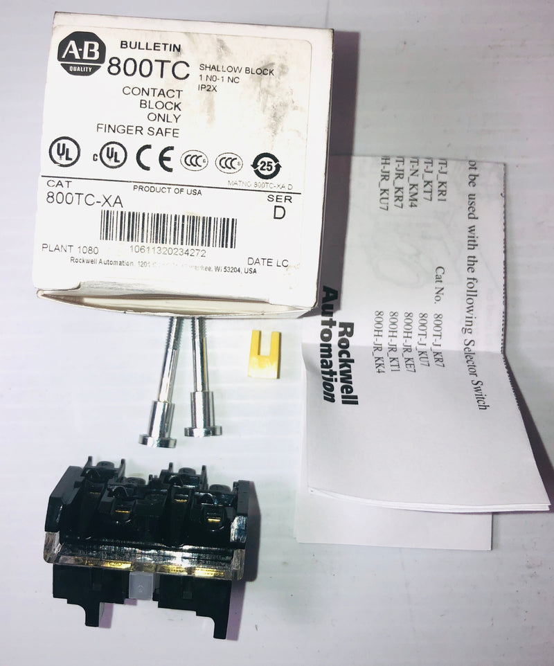 Allen-Bradley Contact Block 800TC-XA