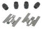 Carlson Disc Brake Hardware Kit Front H5616