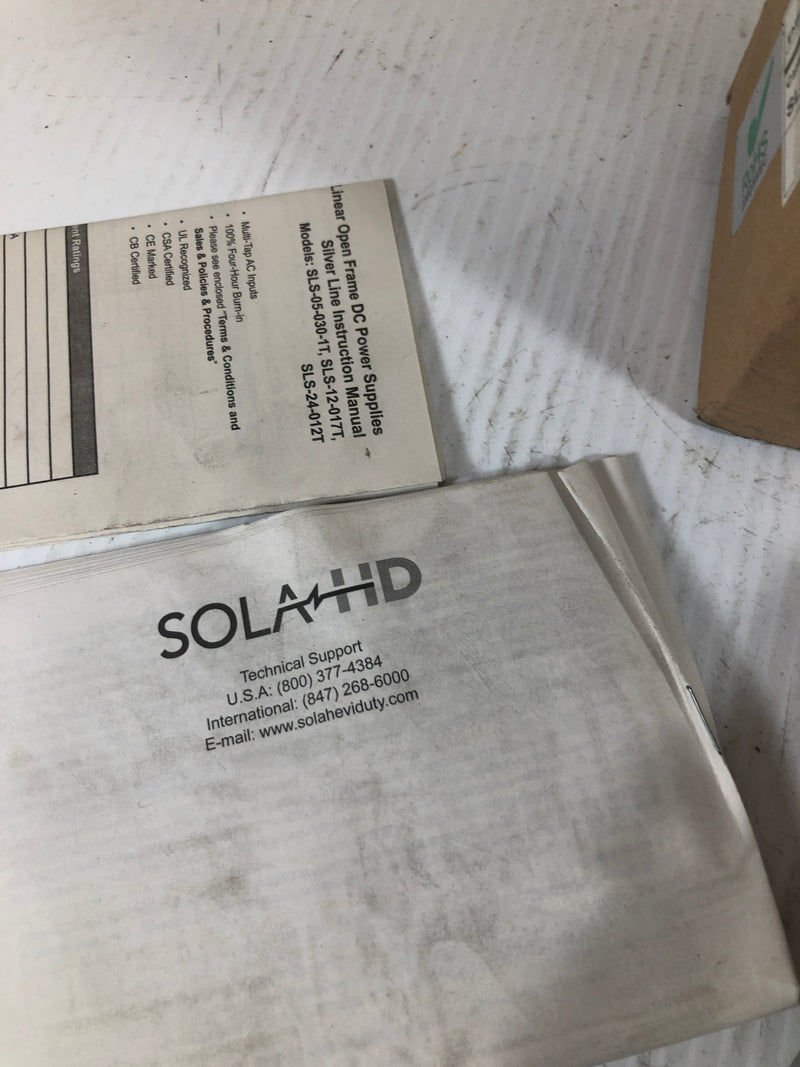 Sola Regulated Power Supply SLS-24-012T