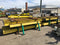 Yellow Safety Guard Rail 2-Post Bolt Down Industrial Railing 10.5' L x 2.5' H