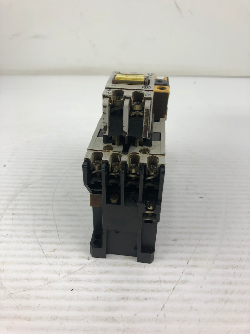 Allen-Bradley 100-A12ND3 Contactor with 193-BSB80 and 195-FA11