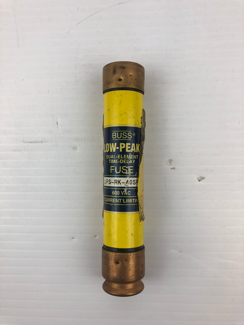 Buss LPS-RK-40SP Dual Element Time Delay Fuse 600V