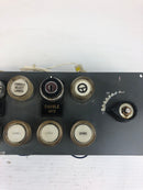 Indicator Push Button Light Up Panel - With Allen-Bradley and Rees Push Buttons