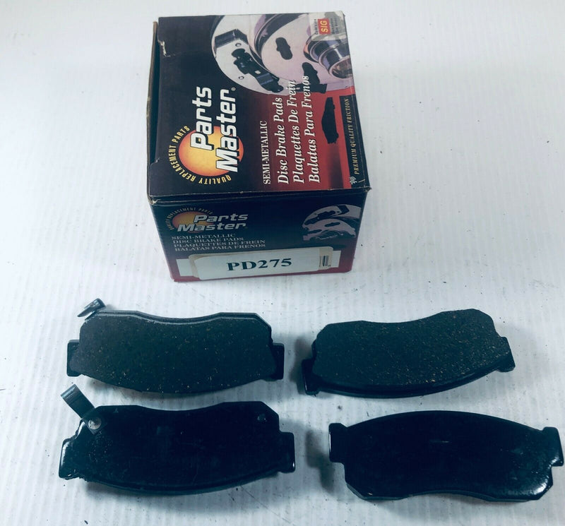 Parts Master Semi-Metallic Disc Brake Pads MD275 PD275