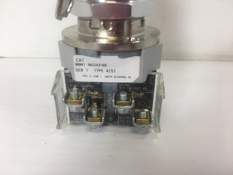 Allen Bradley Selector Switch 800T-N61KF4B Series T