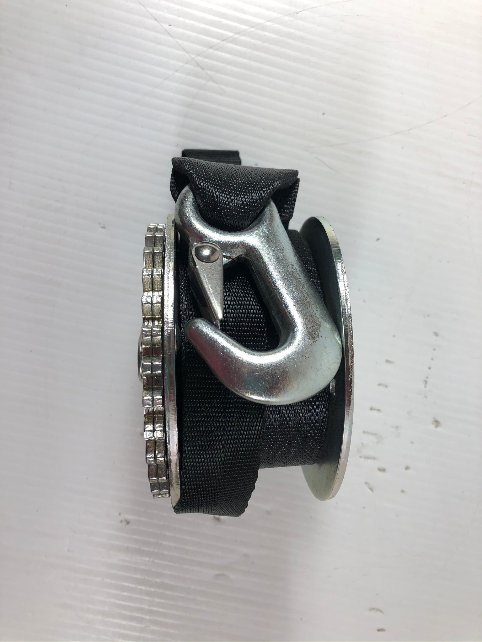 Trailer Boat 4" Gear Winch Assembly 1/2” Dia with IMMI F115716 Strap