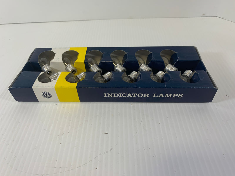 Lot of 4 Box of 12 GE Indicator Lamps 7C7 7 Watts Clear