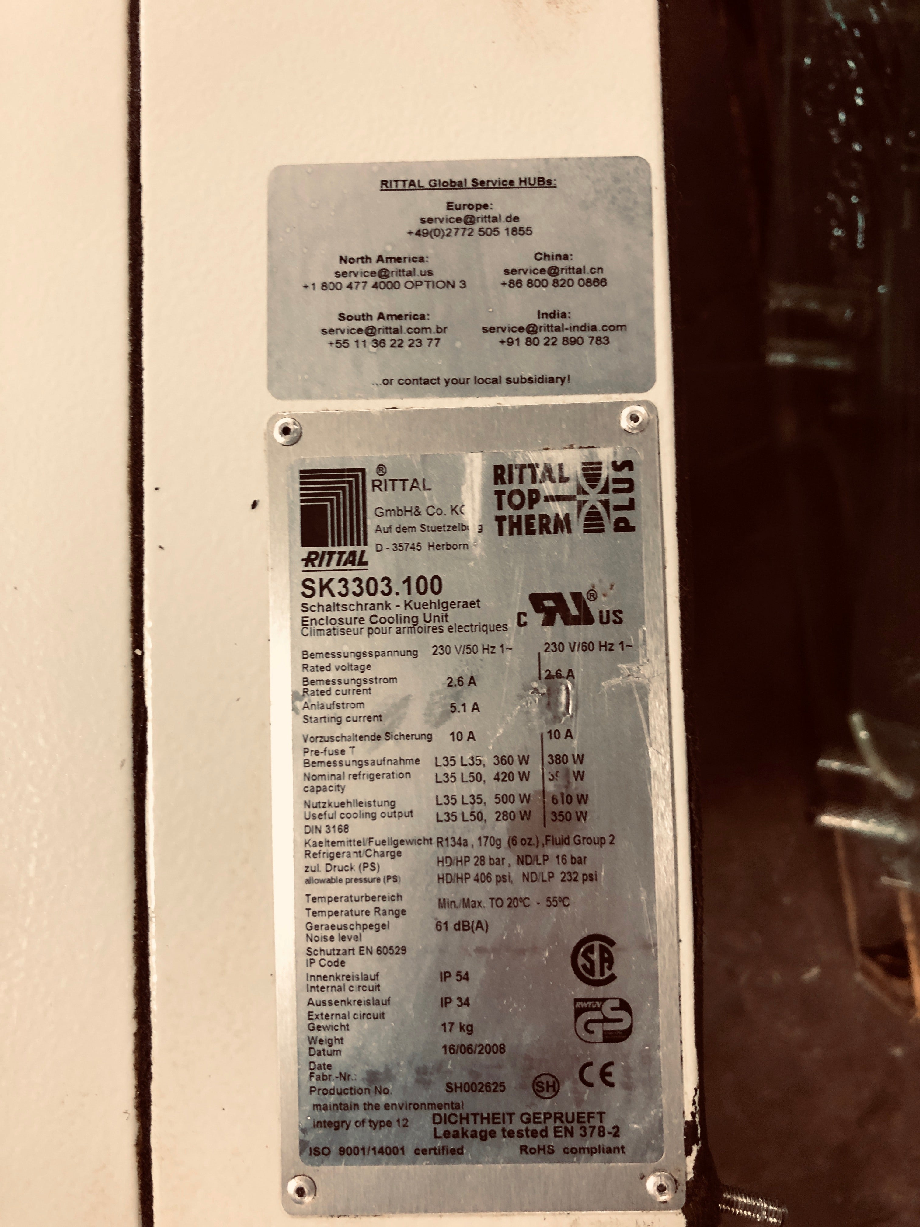 Rittal Top Therm Plus SK3303.100 Cooling Unit