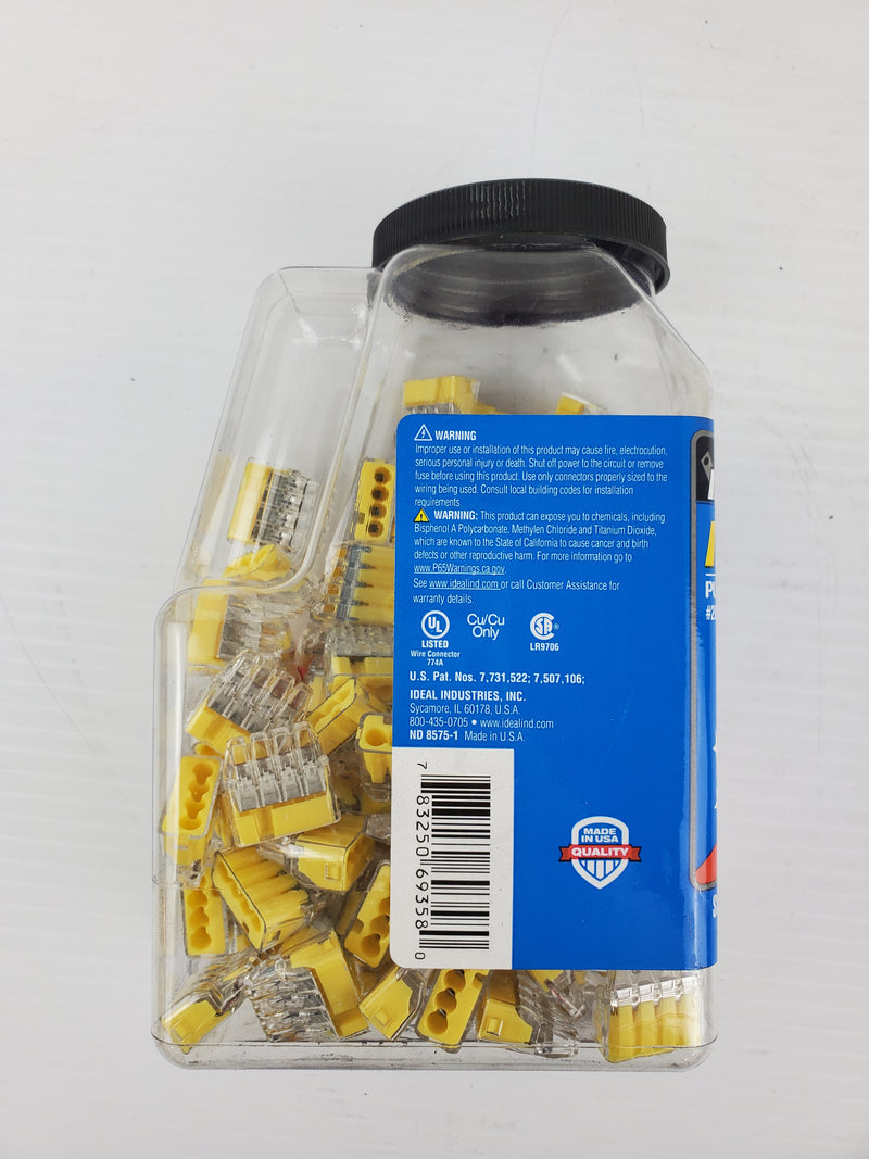 Ideal 30-1034J In-Sure Push In Wire Connectors #20 to #12 AWG ( Box of 115 )
