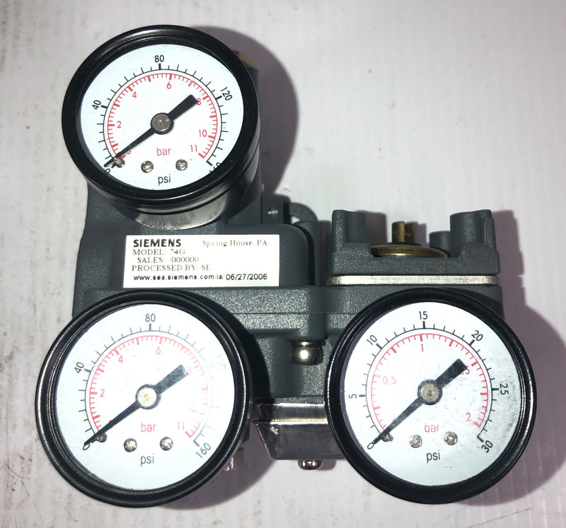 Siemens 74G Valve Positioner and Motion Transmitter