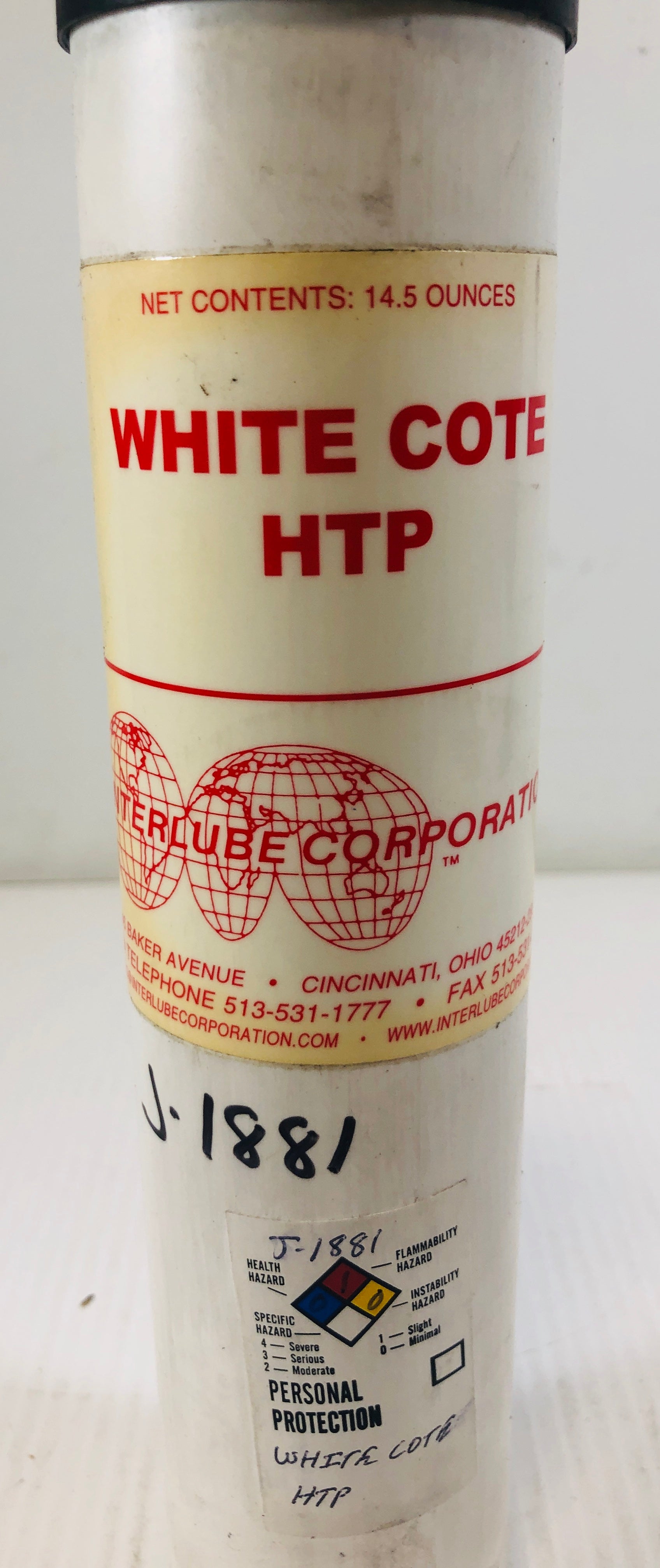 Interlube Corporation White Cote HTP Tube 14.5 Ounce