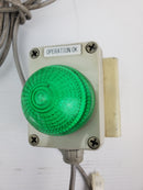 Green Safety Light Operation OK With Bracket and Cord A1NOP