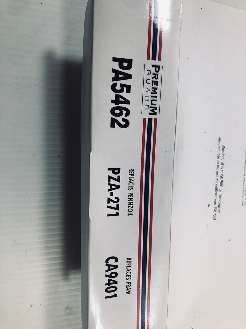 Premium Guard Filter PA5462 replaces Penzoil PZA-271 replaces Fram CA9401