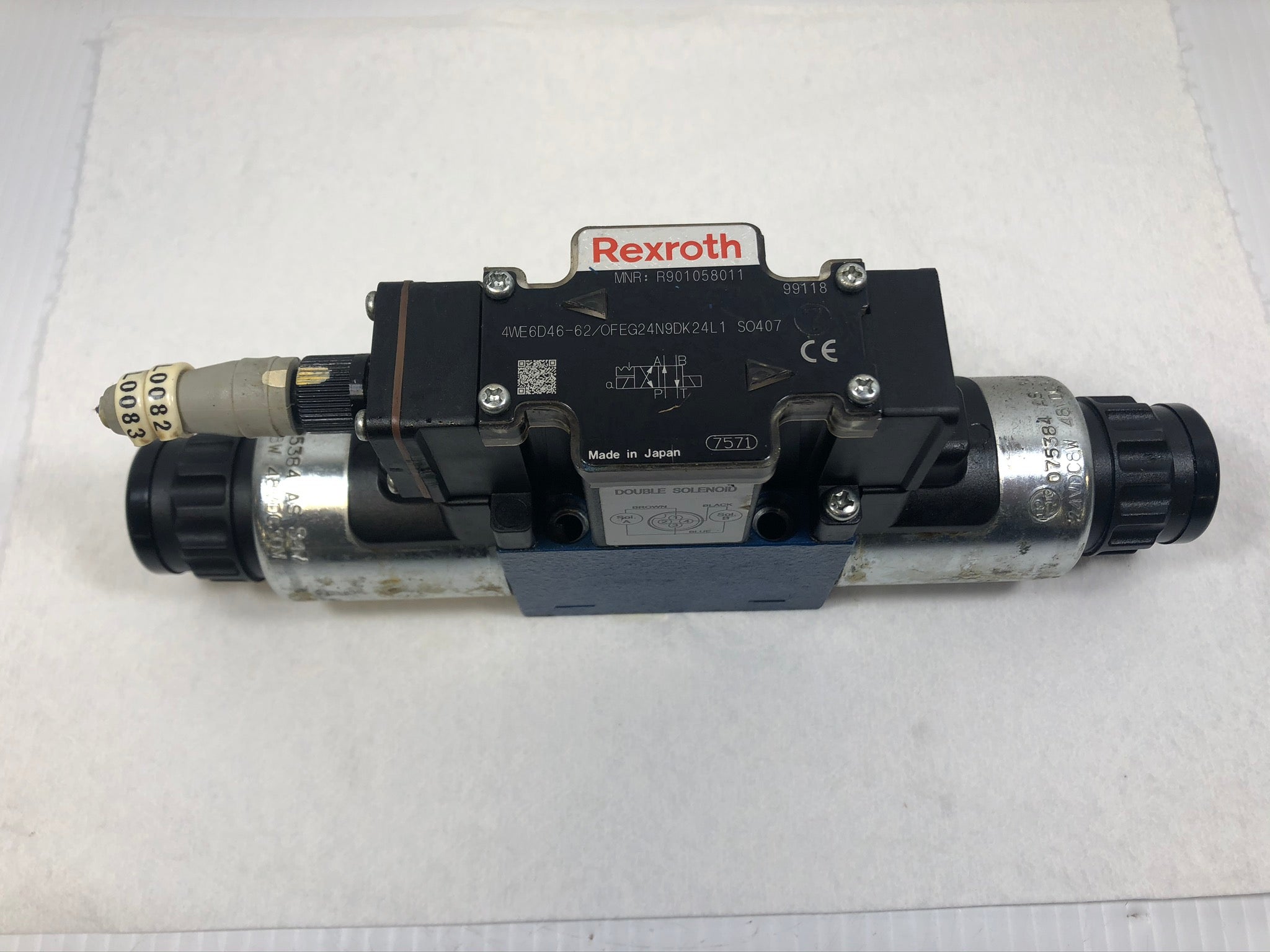 Rexroth 4WE6D46-62/OFEG24N9DK24L1 SO407 Double Hydraulic Solenoid Valve