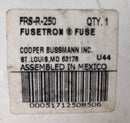 Bussman Fusetron Energy Efficient Dual Element Time Delay Fuse FRS-R-250