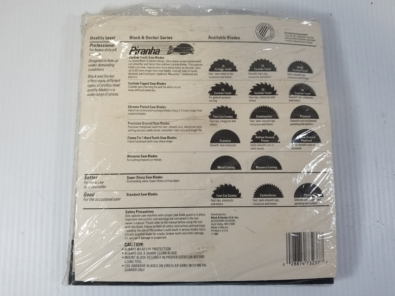Black & Decker 73-237 Abrasive Saw Blade for Masonry and Tile (Lot of 5)