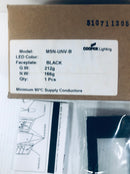 Cooper Lighting Fail-Safe MSN-UNV-W Black Faceplate