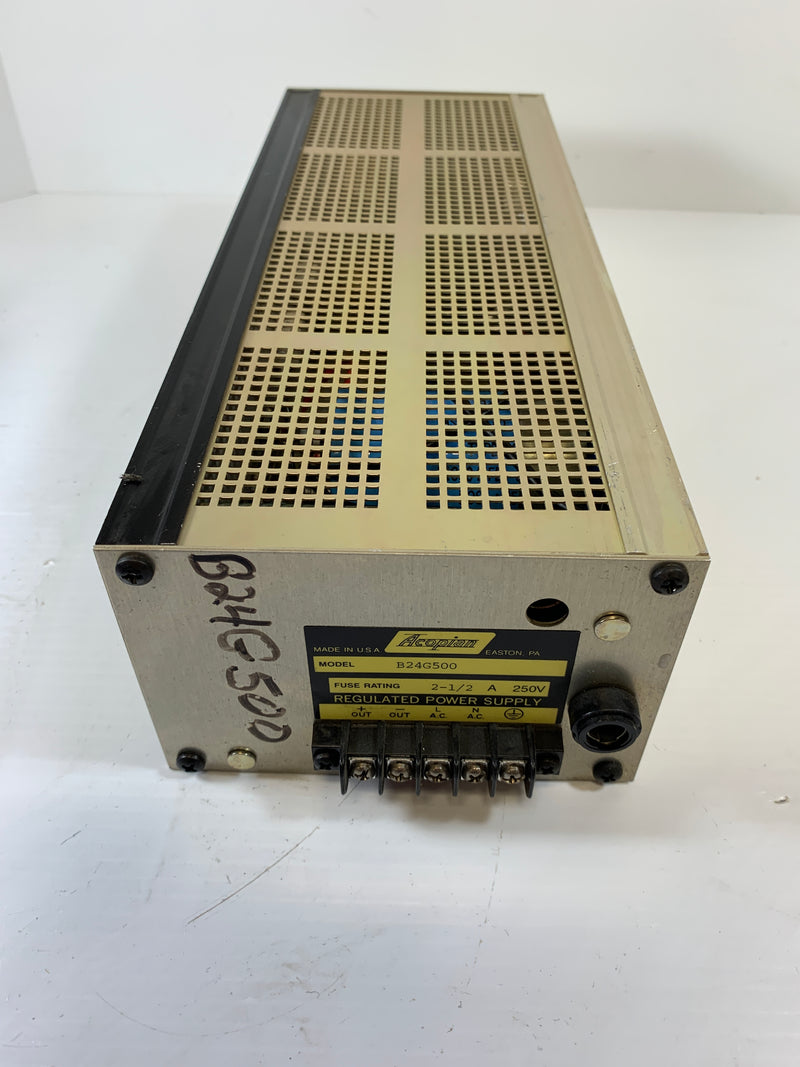 Acopian Power Supply B24G500 250 V 2 1/2 A