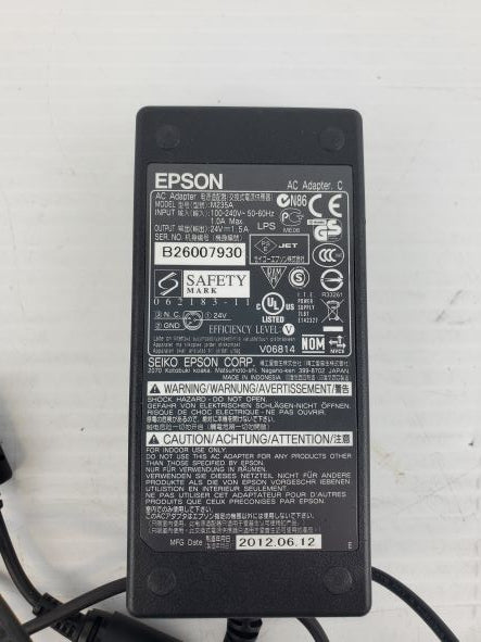 Epson B26007930 AC Adaptor Cord