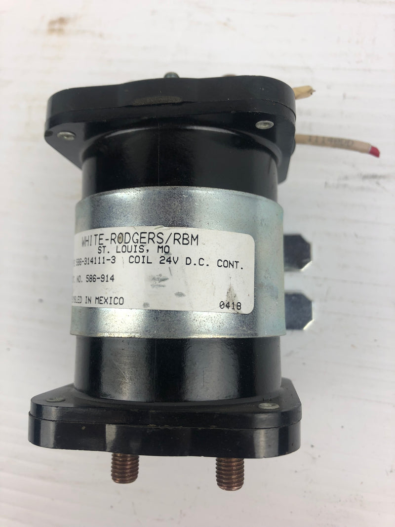 White-Rodgers 586-314111-3 Solenoid - Coil 24VDC