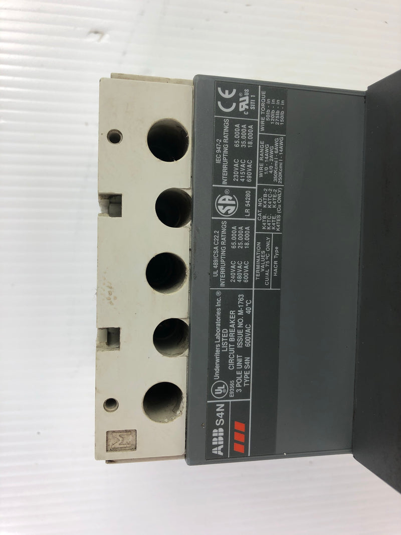 ABB Circuit Breaker SACE S4 3A 400VAC AC00732668