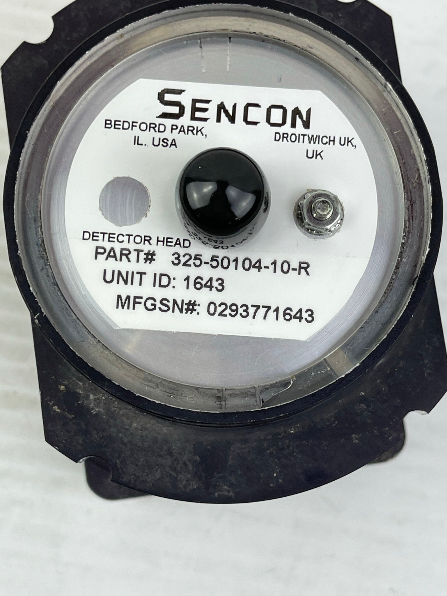 Sencon 325-50104-10-R Detector Head 325-50104-10