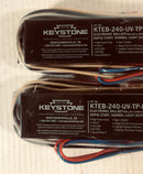 Keystone Electronic Ballast Rapid Start Normal Light KTEB-240-UV-TP-PIC Lot of 2