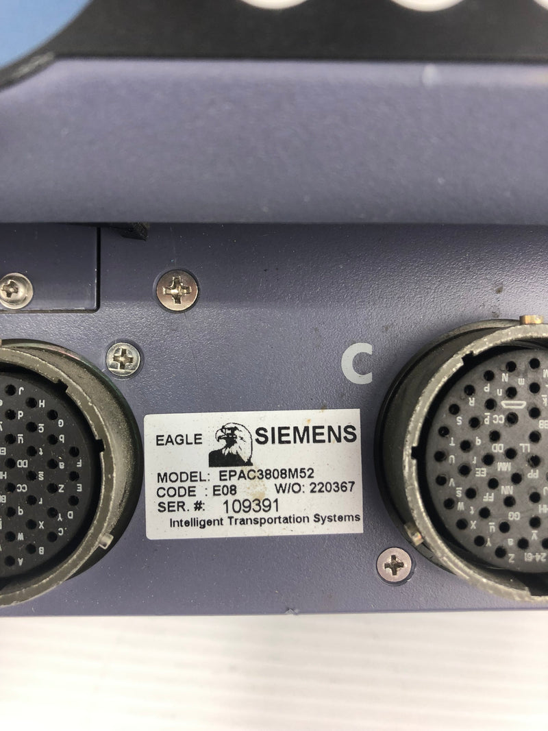 Siemens EPAC3808M52 Eagle M50 Traffic Signal Light Controller - With Screen
