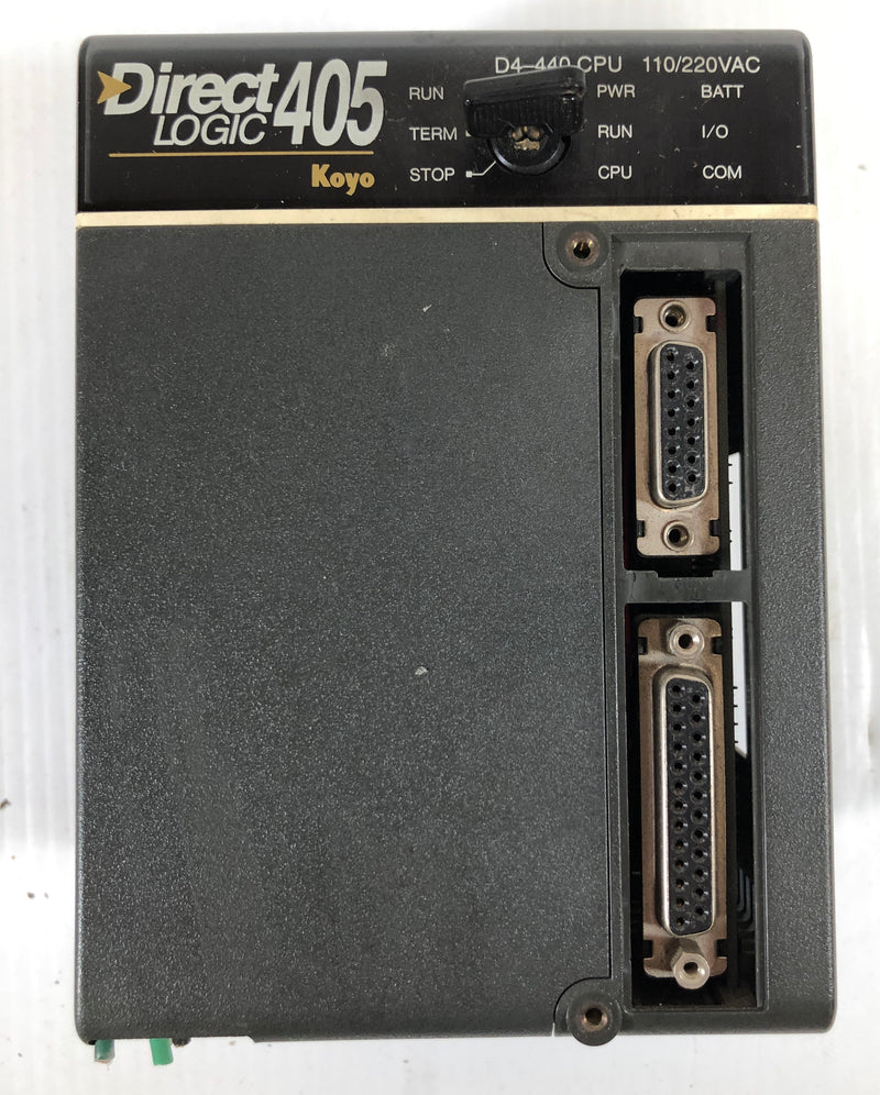 Koyo Direct Logic 405 CPU D4-440 110/220 VAC