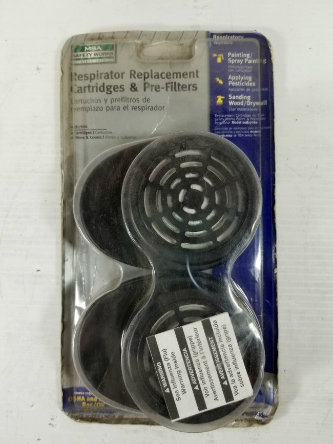 MSA Safety Respirator Replacement Cartridge and Pre-Filters OSHA NIOSH