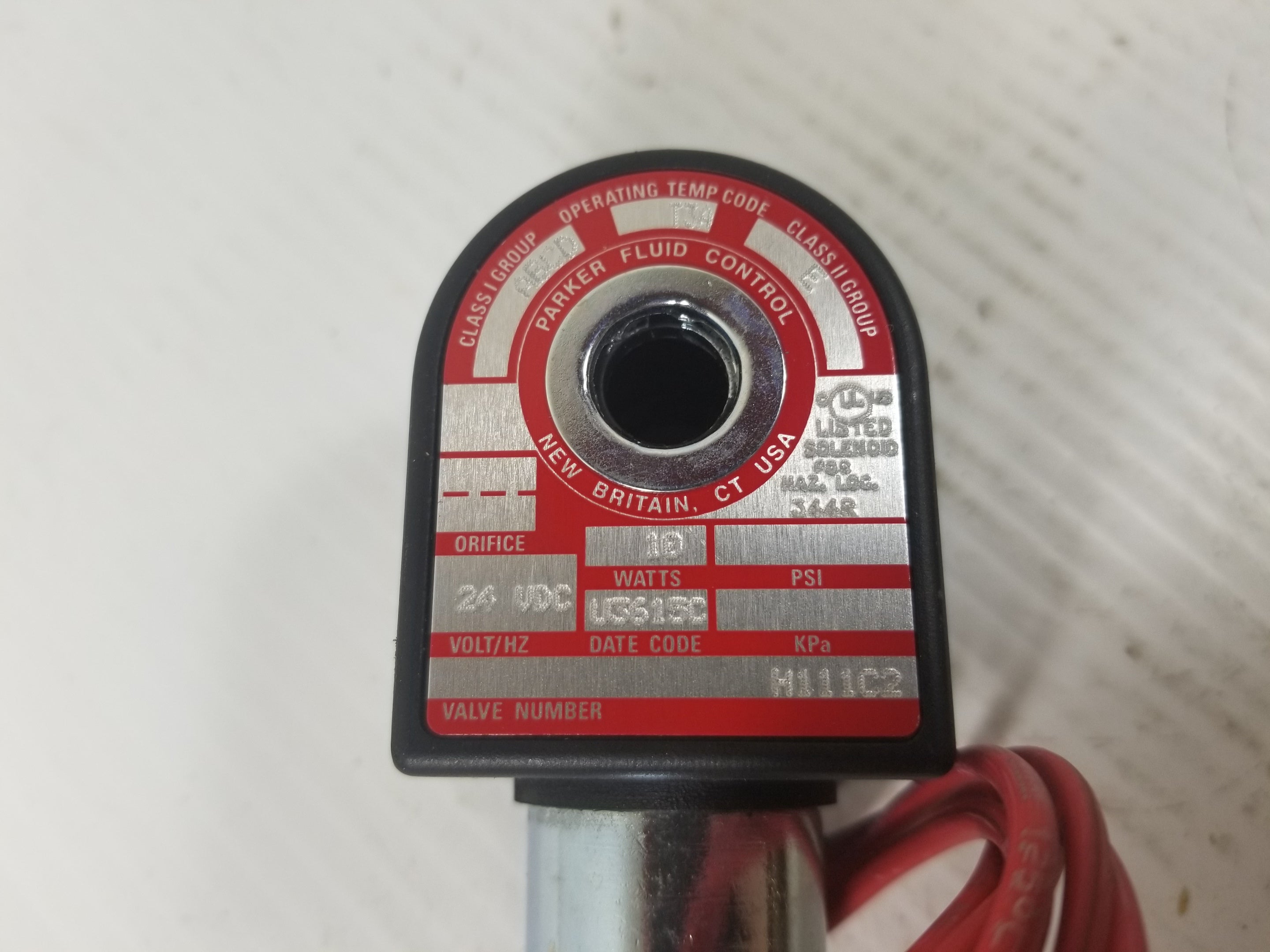Parker N0H111C2 Electrical Coil 24VDC