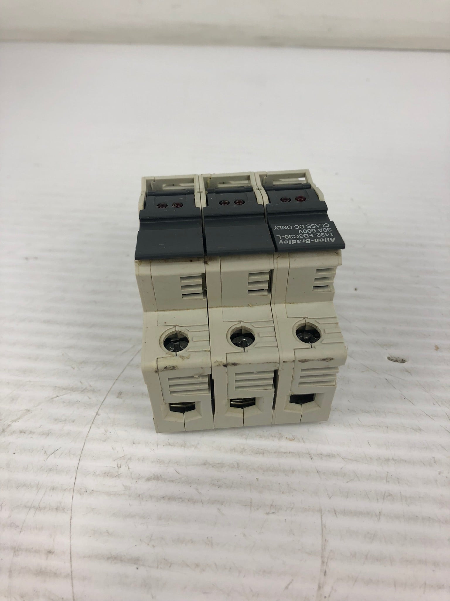 Allen Bradley 1492-FB3C30-L Fuse Holder 30 AMP 600 VOLT Class CC Only