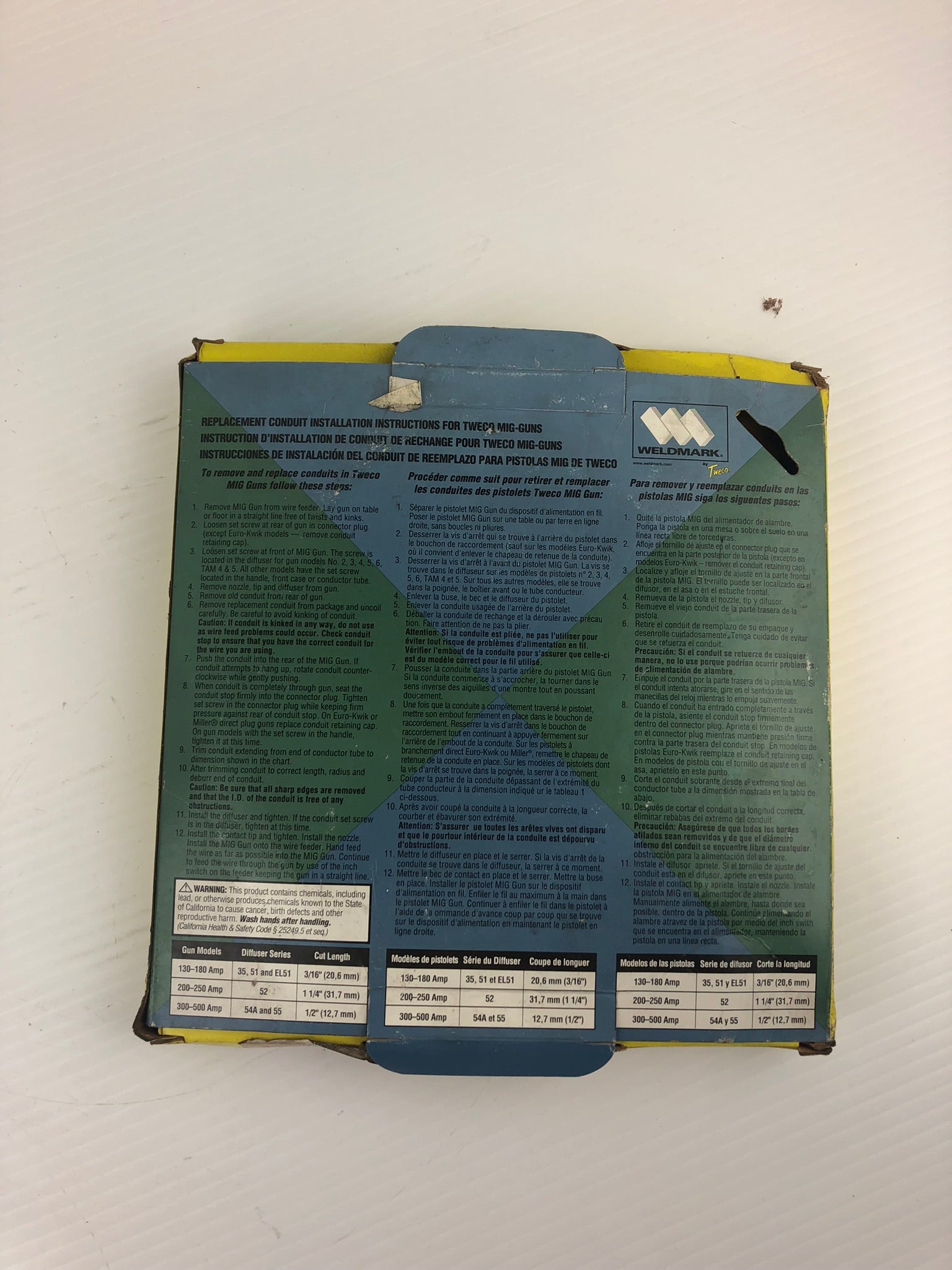 Weldmark Tweco WMK44-116-25 Wire Conduit