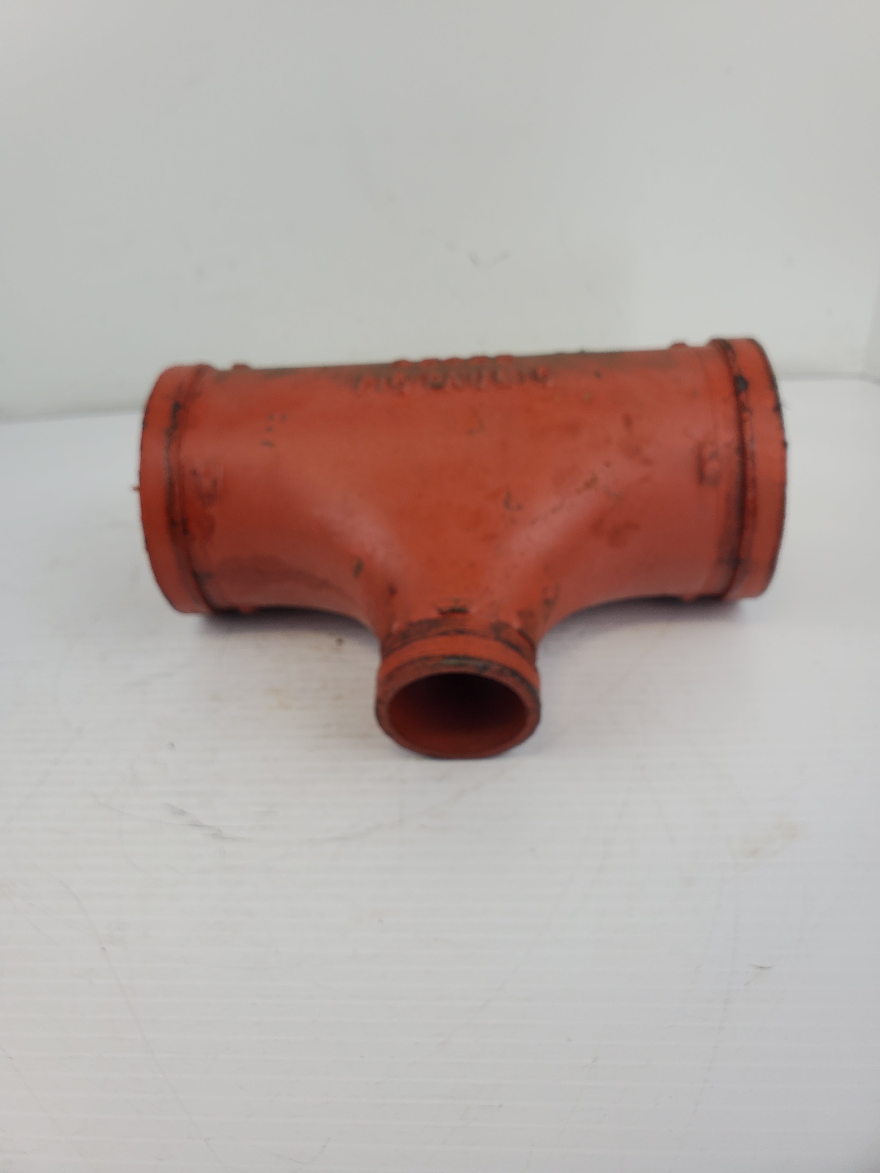 Victaulic #25 4" x 4" x 2" Reducing Tee Fitting