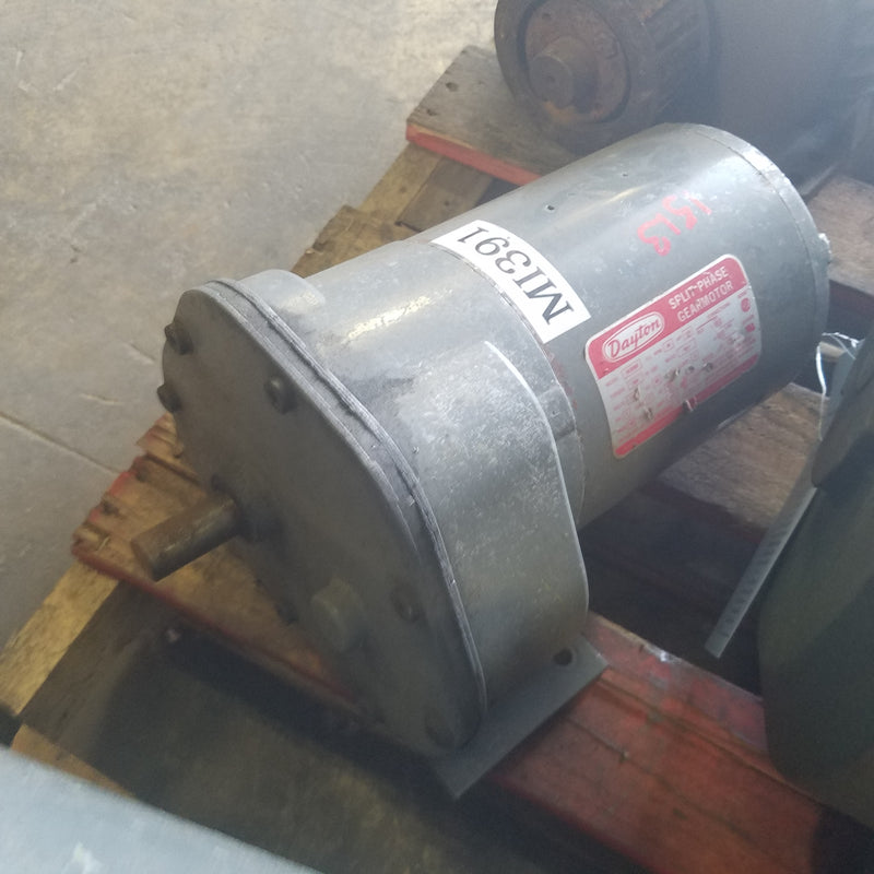 Dayton 5K935B 1/4HP Split Phase Gearmotor