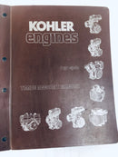 Kohler Engines Parts Manual and Trade Account Manual