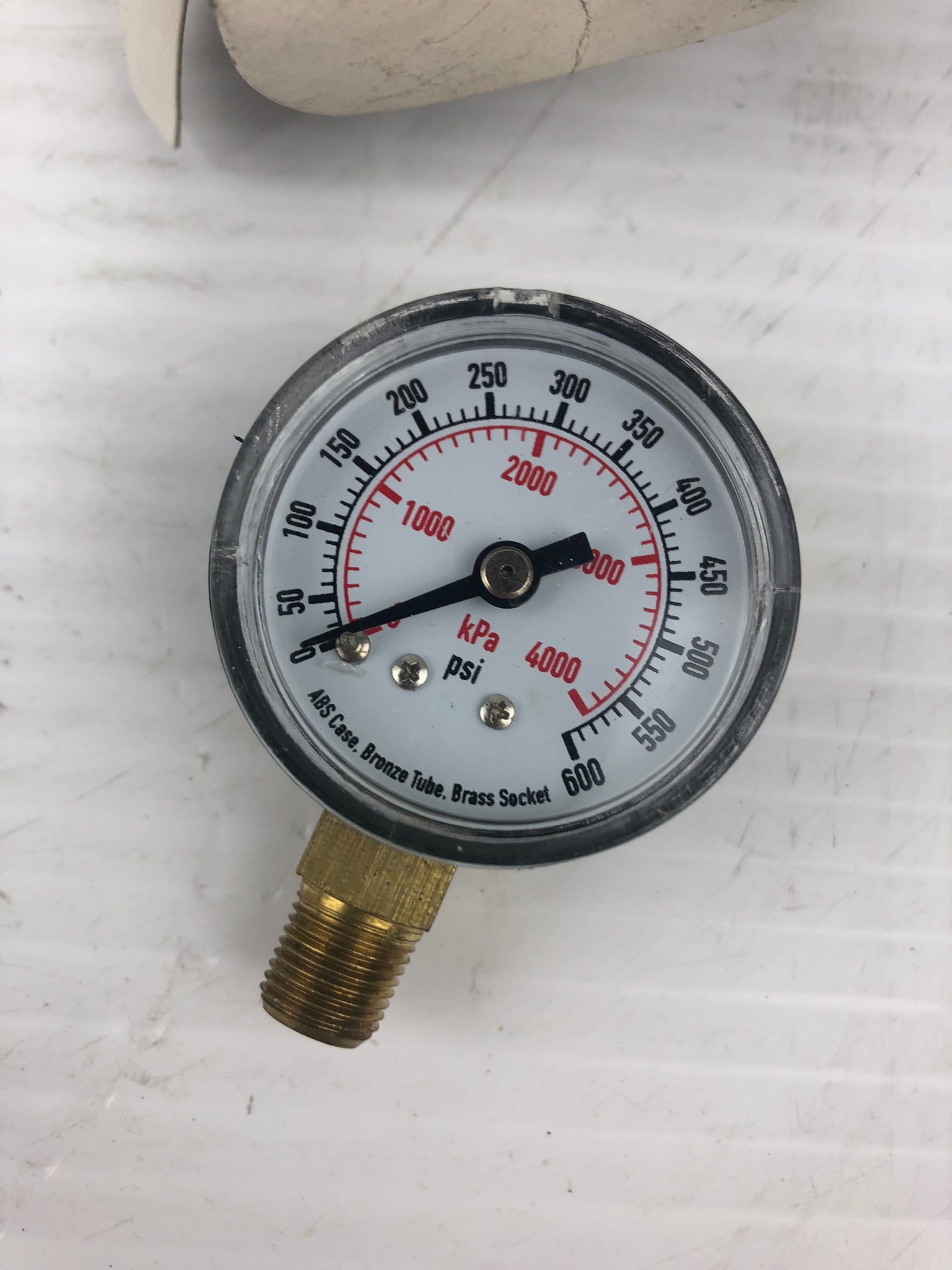 Pour Grainger 4FLR7 Pressure Gauge 1-1/2"