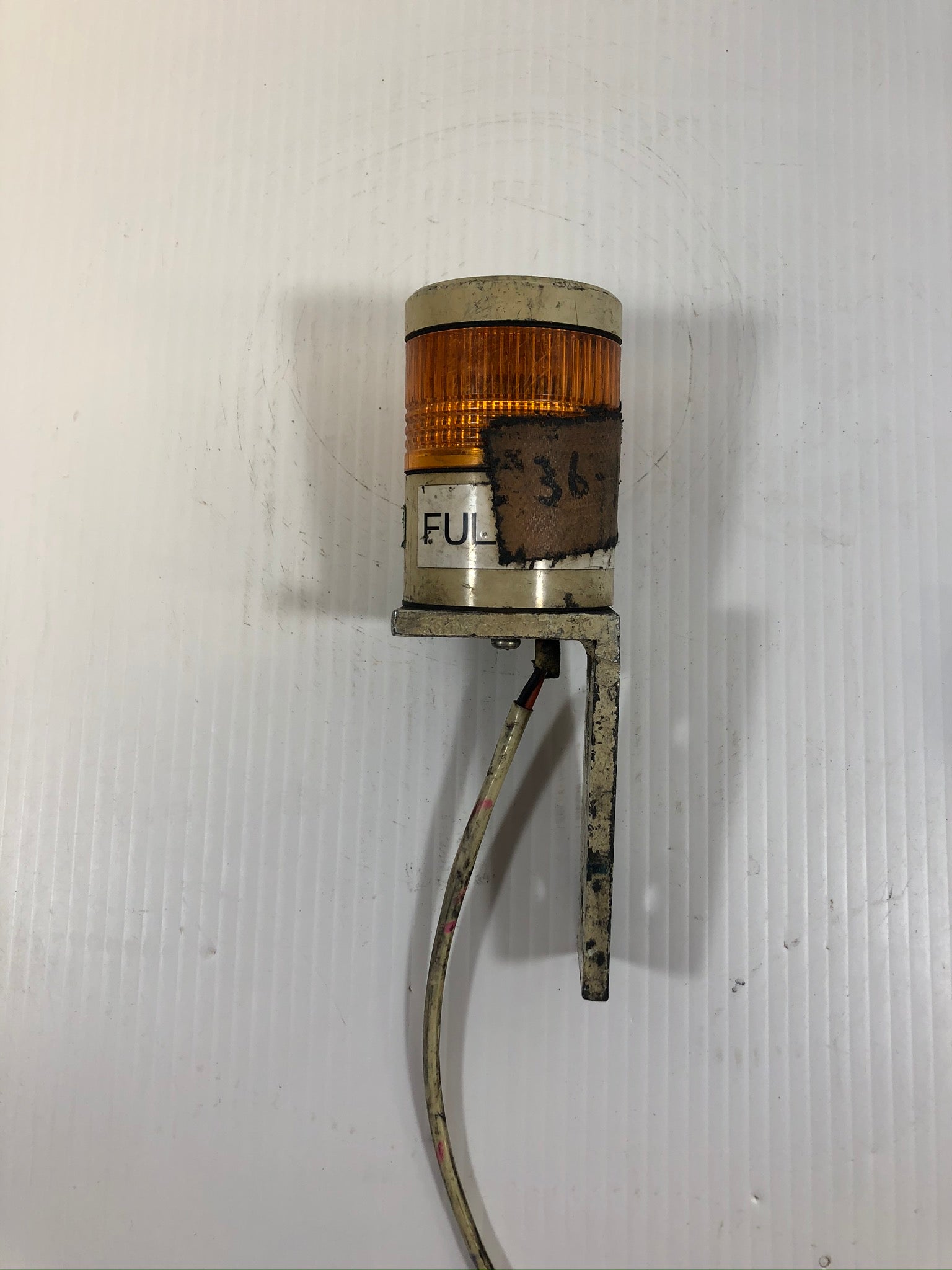 Patlite LES-AW Amber Rotating Beacon Warning Light 24V AC/DC