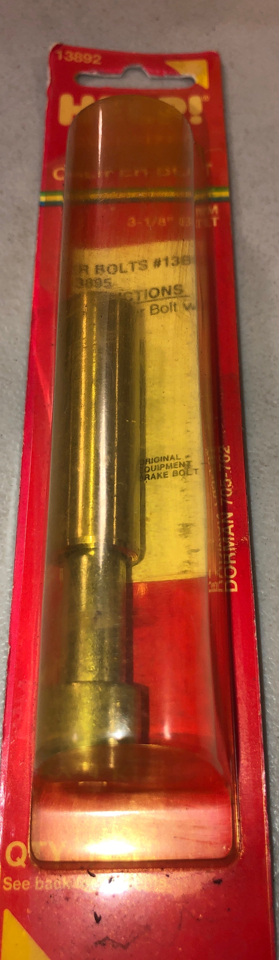 Help! Oversized Brake Caliper Bolt 13892 Fits GM 3-1/8" Bolts