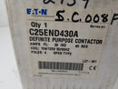 Eaton C25END430A Definite Purpose Contactor 120V