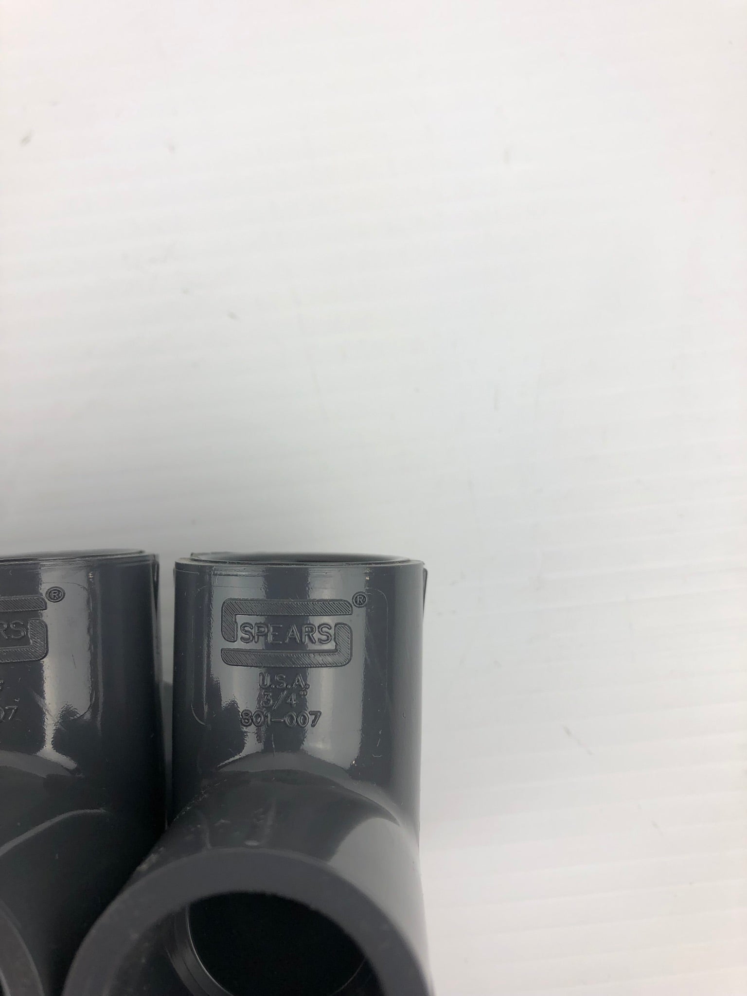 Spears 801-007 Tee Fitting 3/4" Gray Socket SCH80 D2487 (Lot of 5)