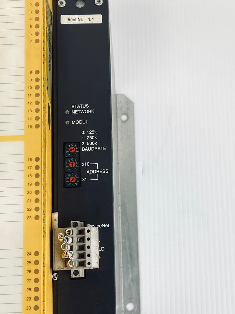 Pilz PSS1 BMPS 3/1 PSS CPU 2 PSS DI20 Z PSS DI2O T DN-S Module Rack Assembly