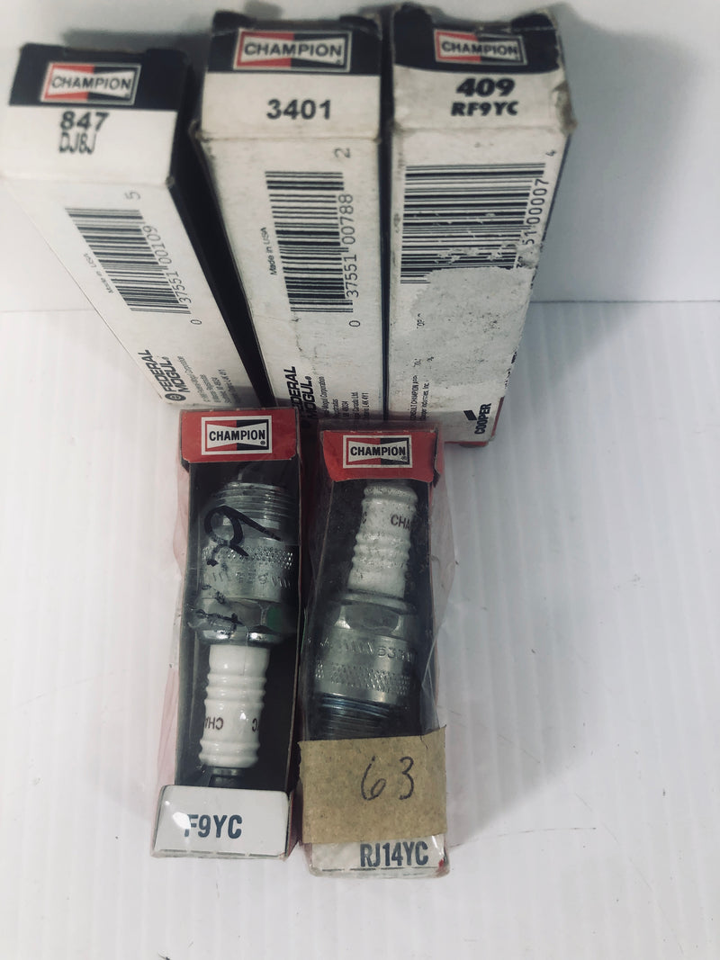 Champion Spark Plugs Lot of 5