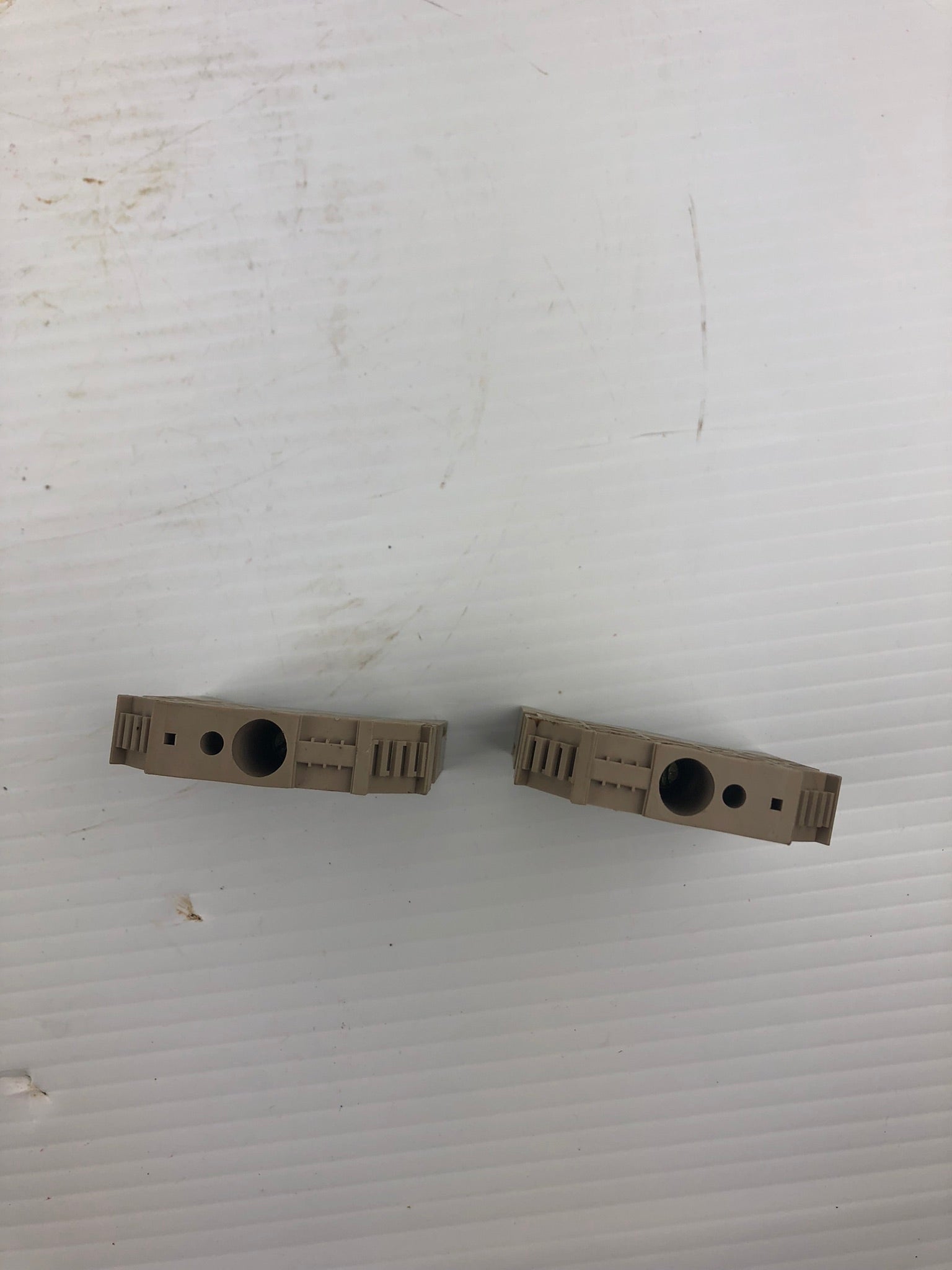 Weidmuller WEW 35/1 Terminal Block End Bracket - Lot of 2