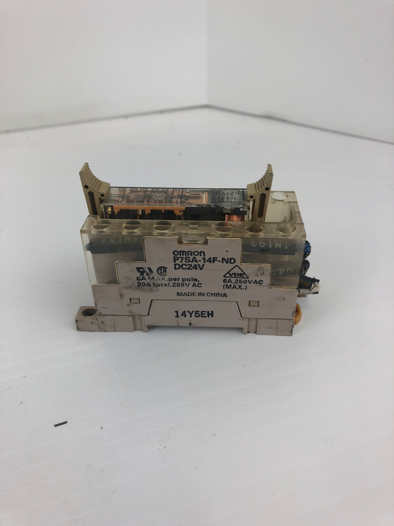 Omron P7SA-14F-ND Relay with Base DC24V